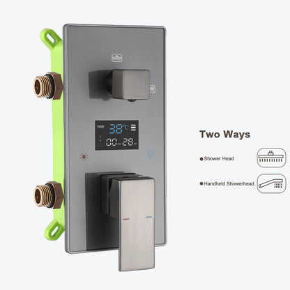 Digital Wall Mounted Shower Mixer Valve 2/3 Way