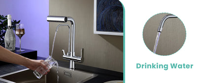 Feiyu Touch Filter Sink Faucet Pull Down Cold