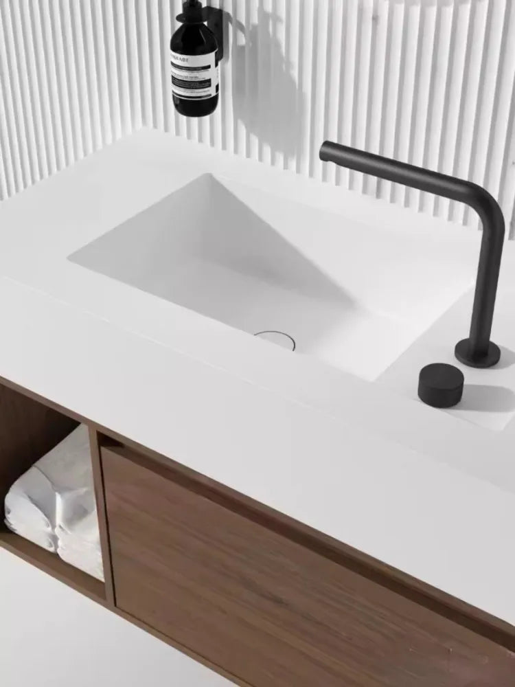Tuqiu Black Basin Faucet Bathroom Faucet Two Holes