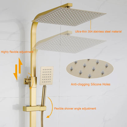 Oxg Shower Faucet Digital Display Bathroom Shower Rain