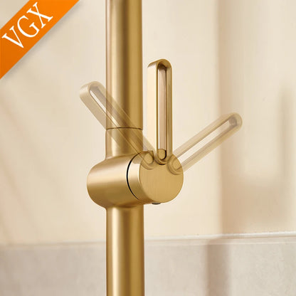 Vgx Faucet Sink Faucets Rubber Pull Down Stream