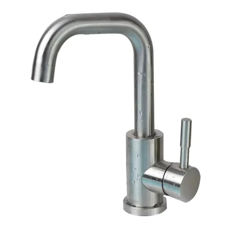 Bathroom Basin Faucet 304 Stainless Steel Cold Wash