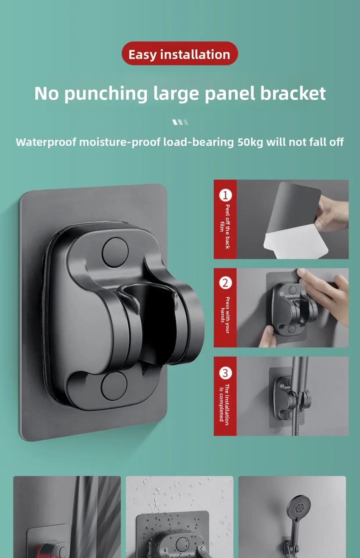 Bathroom Sprayer Shower Head Water Saving Handheld Rain