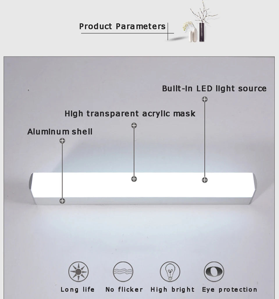 Modern Led Wall Lamp 12w 16w 22w Ac85-265v