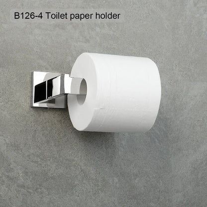 Stainless Steel Bathroom Hardware Mirror Chrome Polished Towel