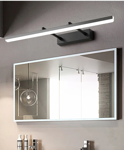Retractable Bathroom Mirror Front Wall Light Dressing Table
