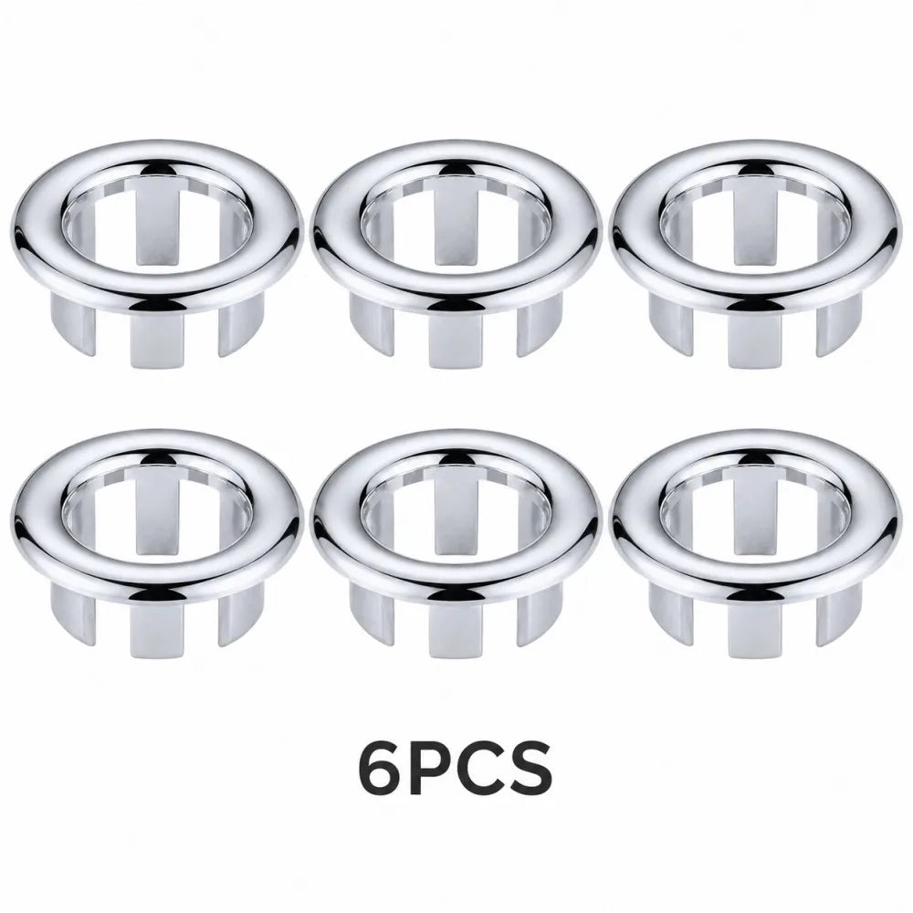 1-20pcs Round Basin Overflow Cap Sink Drain Cover