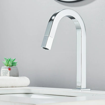 Fmhjfisd Basin Sink Faucet Black/Chrome Deck Mount Cold