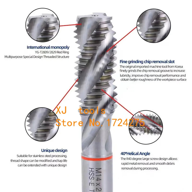 Yg-1 T2809 Combo Hss-Ex Spiral Tap M3 M4