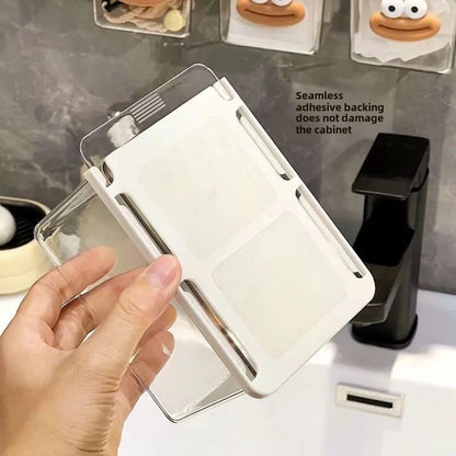 Transparent Bathroom Cotton Stick Makeup Cotton Bathroom Pull-Out