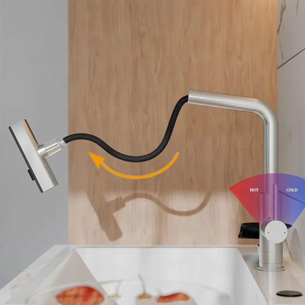 Multi Function Faucet Flying Rain Stream Nozzle Waterfall