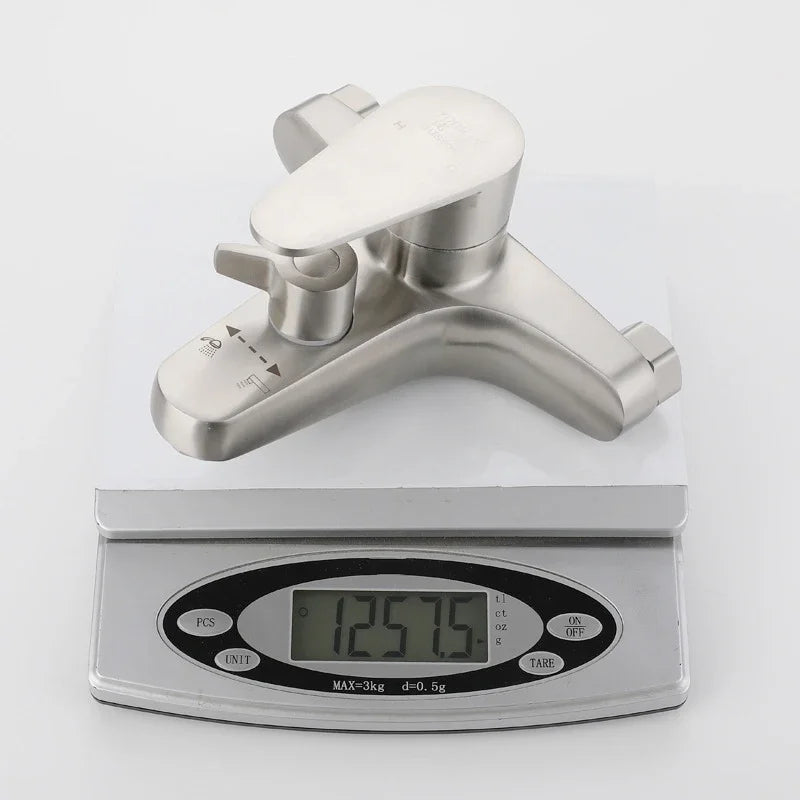Bathroom Shower Faucet Stainless Steel Mixer Tap Cold
