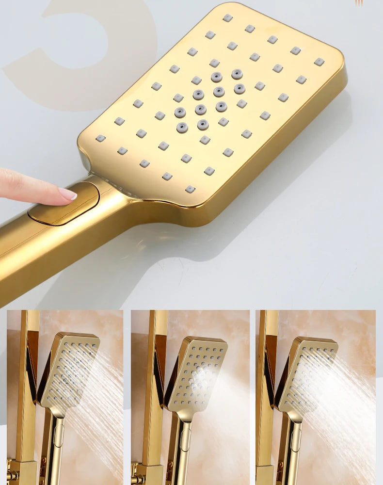 Sdsn Thermostatic Digital Bathroom Shower System Inch Rainfall