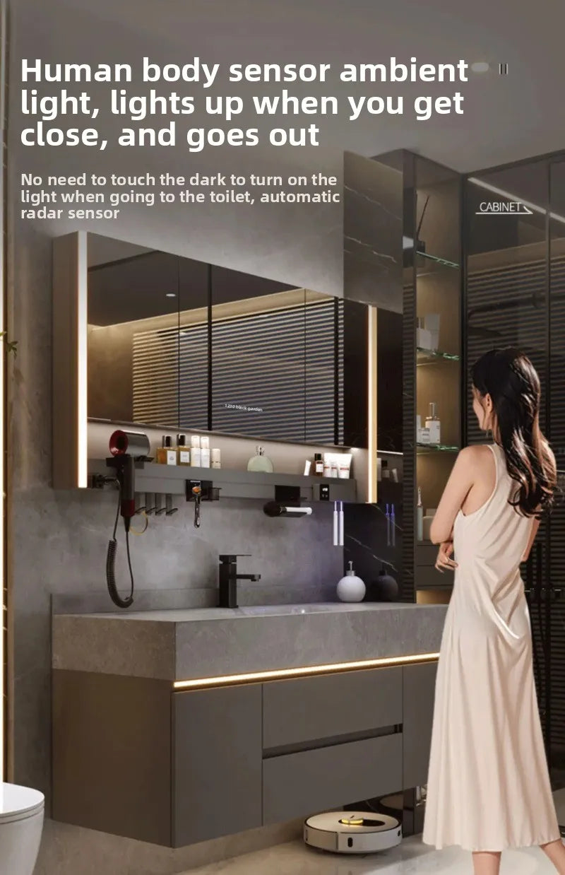Rock Plate Integrated Basin Bathroom Washbasin Washbasin Bathroom