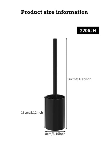 Bathroom Toilet Brush Holder Cleaning Plastic Floor Standing