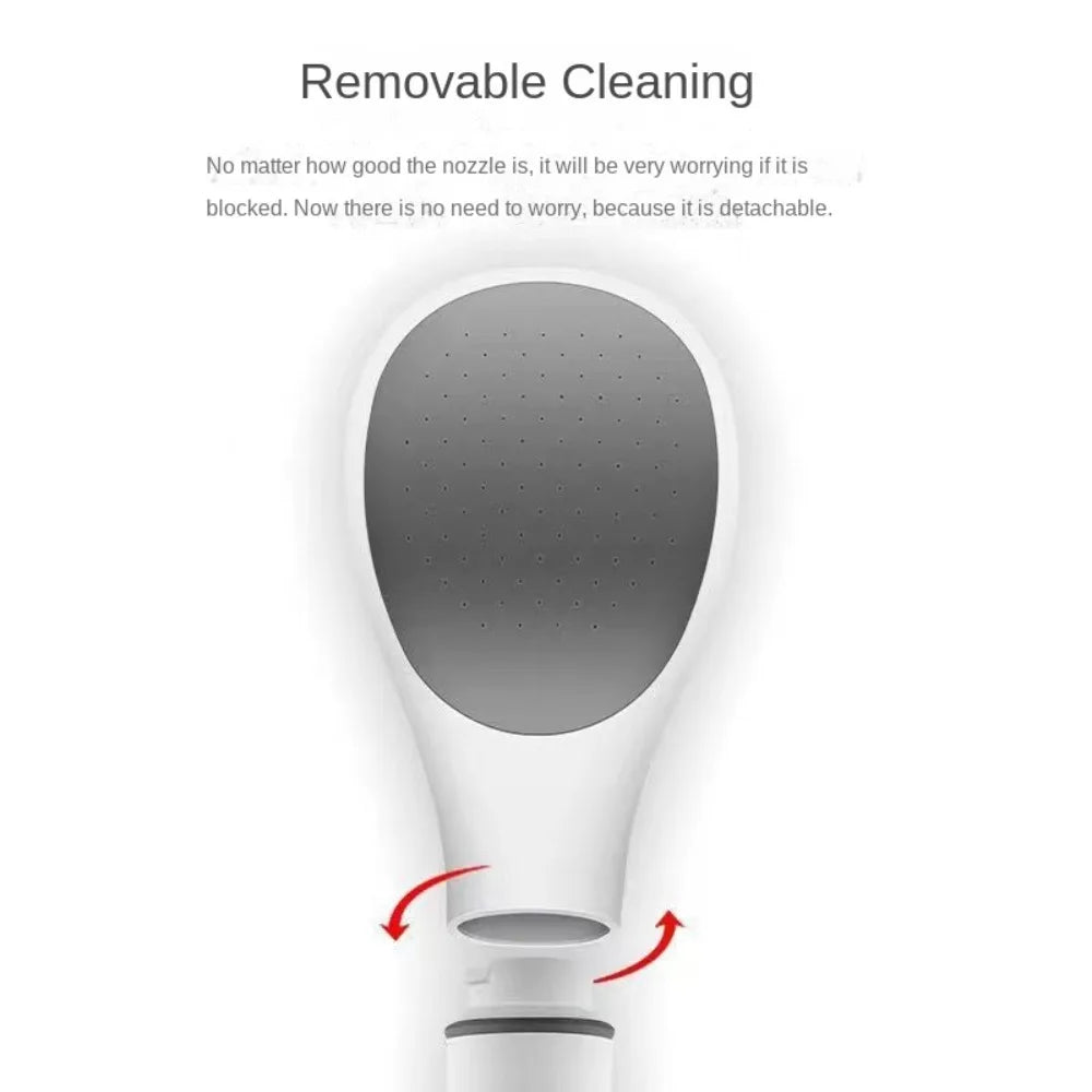 Low Water Pressure Rain Shower Head White Shower