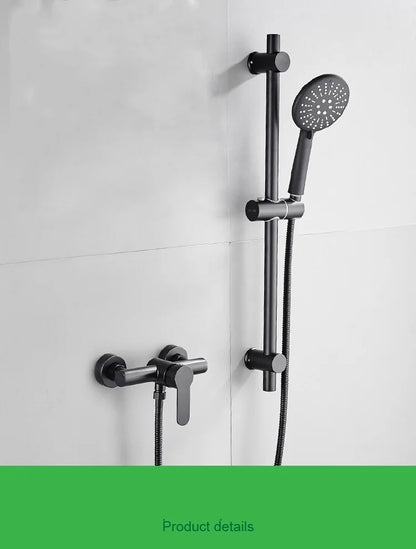 Shower System Faucet 304 Stainless Steel Wall Mount