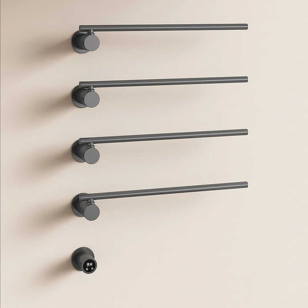 Smart Heated Towel Rack Bathroom Towel Warmer Timer