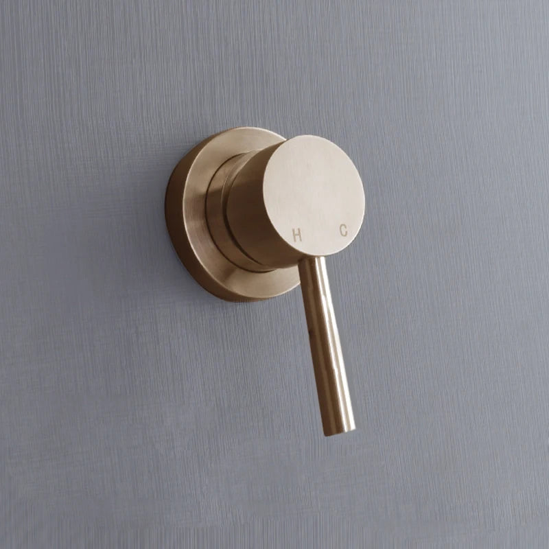 Shower Faucet System Stainless Steel Head Shower Wall