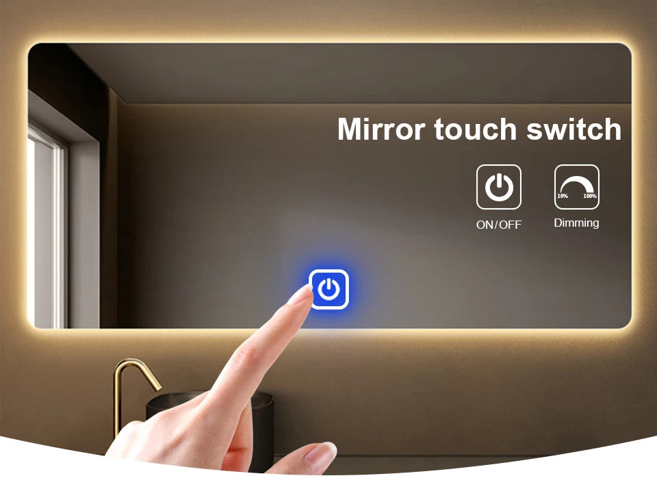 12v 5a Makeup Mirror Led Light Switch Capacitive