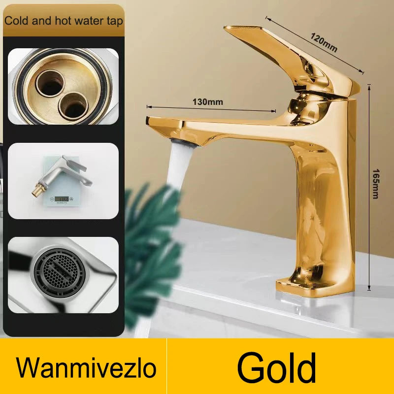 Wanmivezlo Modern Bathroom Sink Faucet Handle Deck Mounted