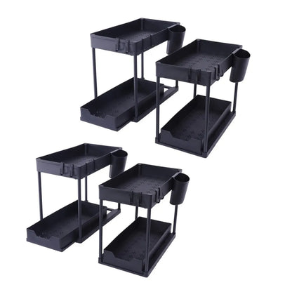 Under Sink Organizers Tier Under Bathroom Cabinet Holder