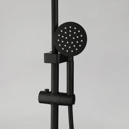Kemaidi Matte Black Shower Wall Mounted Rainfall Shower