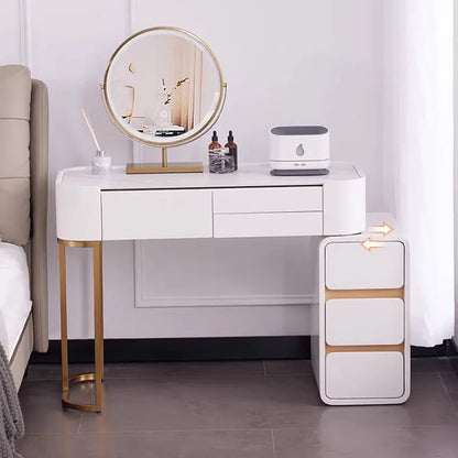 White Modern Vanity Table Living Room Makeup Vanity