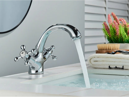 Gold/Antique Brass Bathroom Basin Sink Faucet Mixer Tap