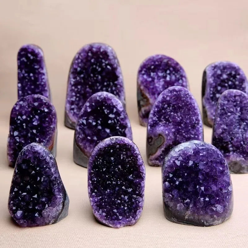 Natural Uruguay Amethyst Cave Purple Deode Ornaments Treasure
