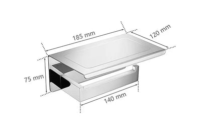Stainless Steel Bathroom Brushed Nickel Towel Rack Toilet