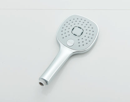 Chrome Simple Rainfall Shower Faucet High Pressure Stainless