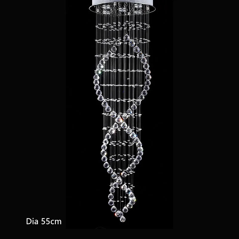 Crystal Led Hanging Lamp Modern Led Chandeliers Light