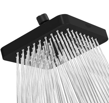 Inches High Pressure Rain Shower Head Arm 1min