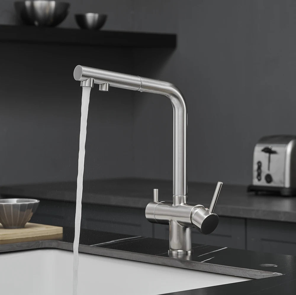 White Cold Filter Sink Faucets Ways Pure Water