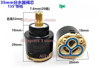1pcs 28mm/35mm/40mm Water Mixer Tap Faucet Cartridge Ceramic