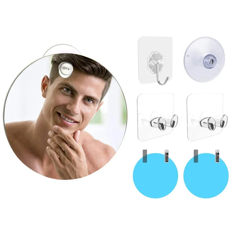 Shower Bath Mirror Bathroom Acrylic Shaving Makeup Mirrors