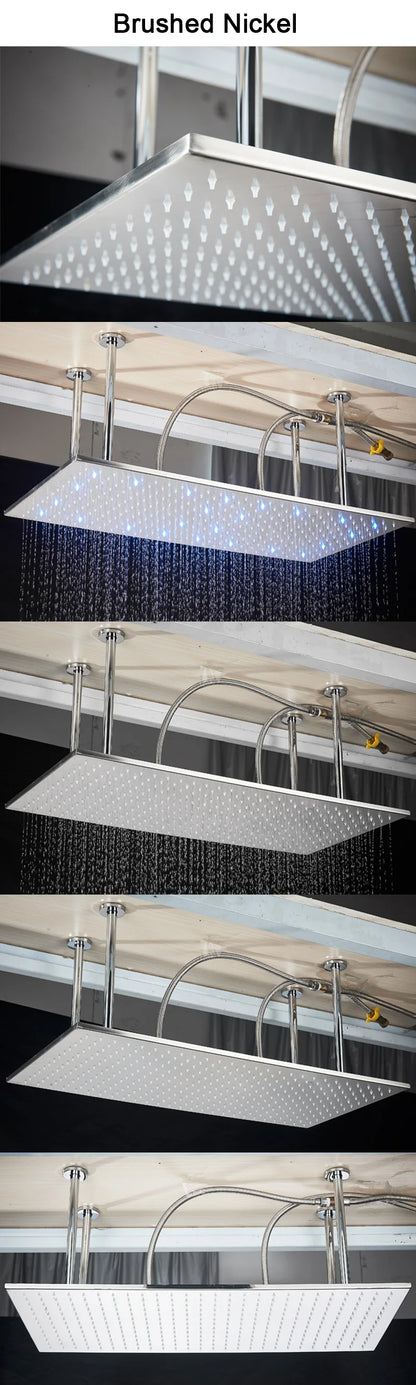 Shinesia Led Bathroom Shower Faucet 40 80cm Large