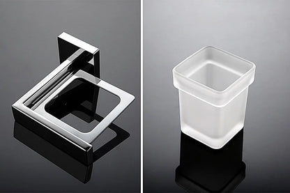 Stainless Steel Bathroom Hardware Mirror Chrome Polished Towel