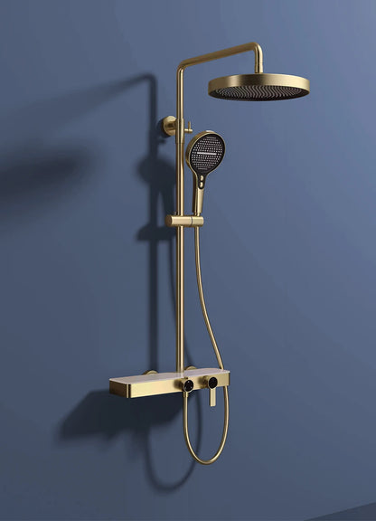 Vgx Gold Shower System Bathroom Shower Faucet 3-Way