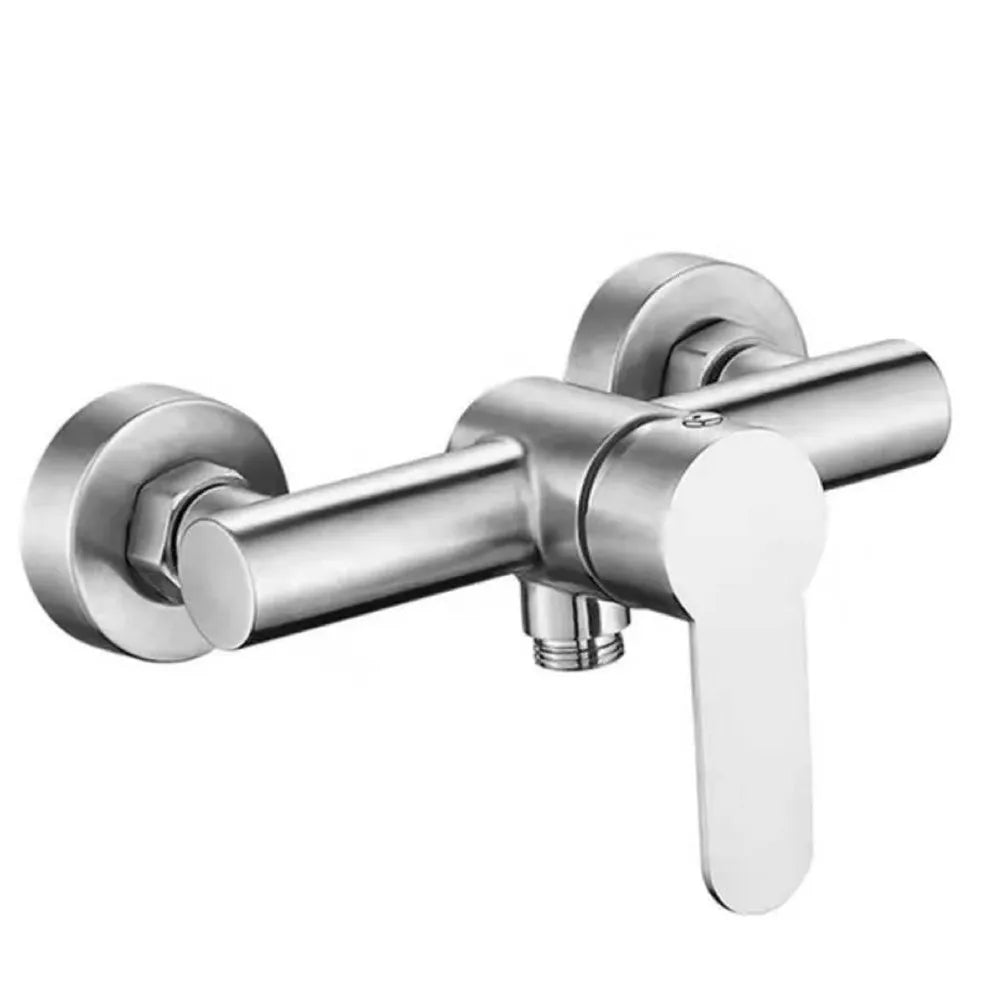 Stainless Steel Bathroom Shower Faucet Cold Water Mixer