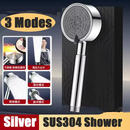 Upgraded 304 Stainless Steel High Pressure Shower Head