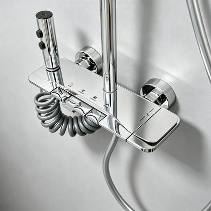 Four Ways Water Outlet Bathroom Shower System Wall