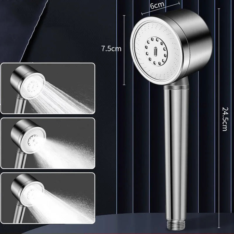 304 Stainless Steel Shower Nozzle Filter Booster Large