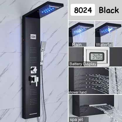 Ulgksd Bathroom Shower Panel Led Light Bathroom Faucet
