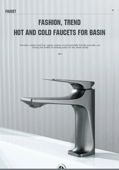 Nhlyx Modern Bathroom Sink Faucet Handle Deck Mounted