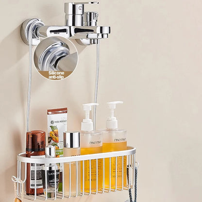 Shower Caddy Hanging Organizer Shower Basket Hooks Storage
