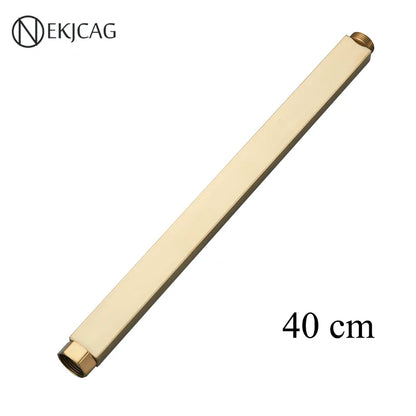 Square Extension Tube Bathroom Shower Faucet Extra Extend