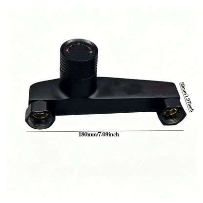 High Pressure Waterfall Shower Faucet Adjustable Temperature