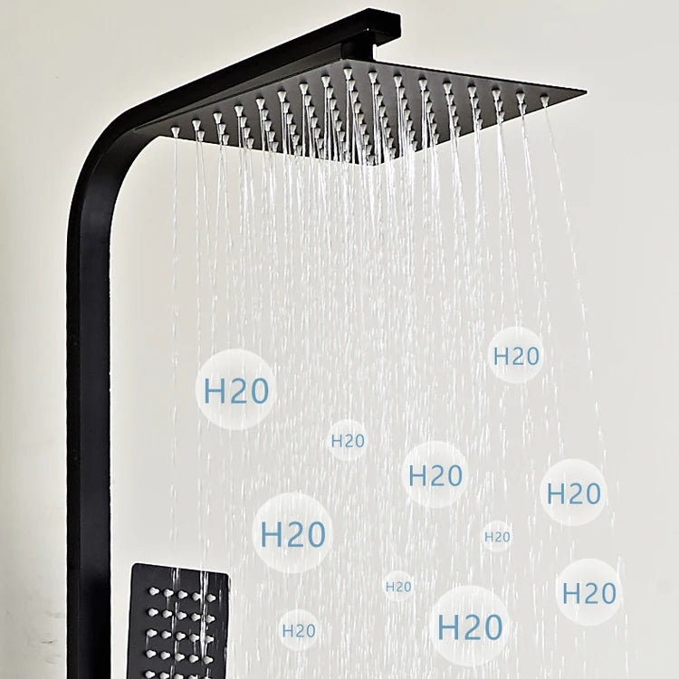 Chrome Digital Bathroom Shower System 10 Inch Stainless